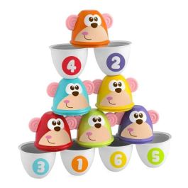 Juego de bolos animales con pelota 11x15x9 cm