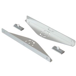 Herrajes Fab.Nacional Juego 2 Soportes para Estante Regulable Hierro Acabado Aluminio RAL 9006 260mm 5 Posiciones Precio: 18.69000001. SKU: B1AYF6GWP3