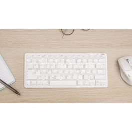 Teclado TKL - BLUESTORK - Bluetooth recargable para Mac - Blanco Teclado TKL - BLUESTORK - Bluetooth recargable para Mac - Blanco