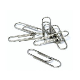 Q-connect Clips Niquelados Nº3 43 mm Caja de 100 Unidades