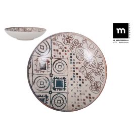 Plato Hondo Grecia Monaco Brillo 21 cm - La Mediterranea (12 Unidades) Precio: 33.59000051. SKU: B15TPS78BT