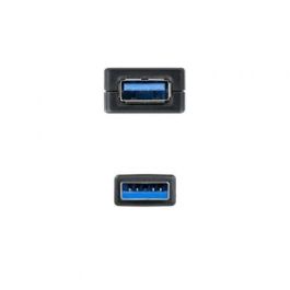 Nanocable 10.01.0311 Cable Alargador USB 3.0 con Amplificador, USB A Macho - Hembra, 5m, Negro, 5Gbps Plug & Play Nanocable 10.01.0311 Cable Alargador USB 3.0 con Amplificador, USB A Macho - Hembra, 5m, Negro, 5Gbps Plug & Play