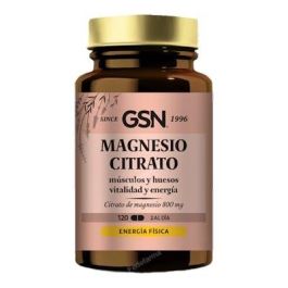 GSN Magnesio Citrato 800 mg. 120 Comprimidos para Huesos, Músculos, Nervios, Reducir Cansancio y Fatiga Precio: 12.4999996. SKU: B178LE5FWL