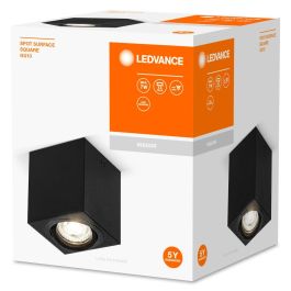 Ledvance LVE-4058075758681 Foco Luminaria de Superficie GU10 IP20 Metal Giratorio Diseño Elegante para Salón Dormitorio Cocina Oficina