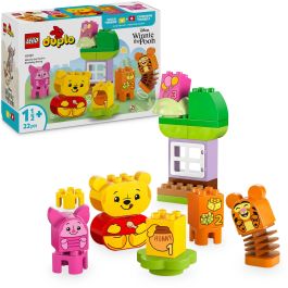 LEGO DUPLO 10457 Fiesta Cumpleaños Winnie Pooh, Tigger, Piglet - Set de Construcción Juguete Educativo Bebés +18 Meses