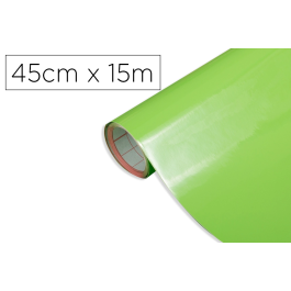 D-c-fix Rollo Adhesivo Verde Manzana Ancho 45 cm Largo 15 mt Papel Plastificado Autoadhesivo para Manualidades y Decoración