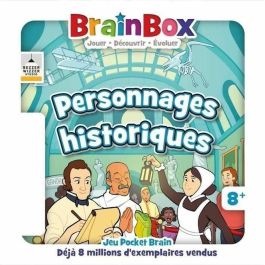 BrainBox ASM5025822533036 Pocket: Juego de Cartas Figuras Históricas