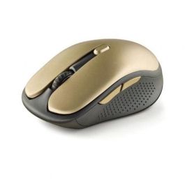 NGS EVORUSTGOLD Ratón Inalámbrico 2.4GHz RF Recargable 50h Teclas Silenciosas Ajustable 1600 DPI 5 Botones Compacto Diestro Dorado NGS EVORUSTGOLD Ratón Inalámbrico 2.4GHz RF Recargable 50h Teclas Silenciosas Ajustable 1600 DPI 5 Botones Compacto Diestro Dorado