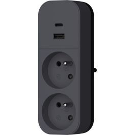 Biplite - QUARX - 2P 16A - Con USB-A y USB-C, compatible con NF Biplite - QUARX - 2P 16A - Con USB-A y USB-C, compatible con NF