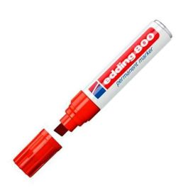 Edding Marcador Permanente 800 Rojo, Trazo Grueso 4-12mm, para Papel, Cartón, Metal, Vidrio, Plástico, Madera (5 Unidades) (5 Unidades) Precio: 24.78999963. SKU: S8421352