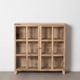 Vitrina Blanco Rozado Madera de Mango 120 X 35,50 X 122,50 C Precio: 1110.0056. SKU: B1F4GJPR22