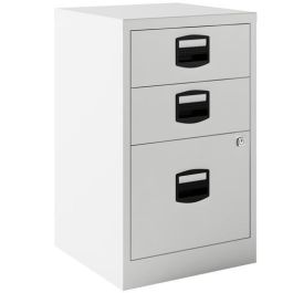 Bisley Archivador Metalico 2 Cajones Personales + 1 Cajón Archivo A4 Fondo 40 cm Gris Precio: 183.50000053. SKU: B15GCA73TT