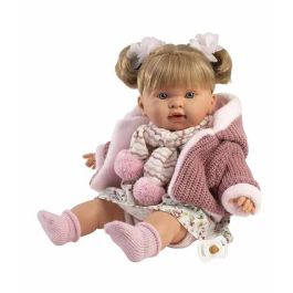 Llorens Muñeca Alexandra Llorona 42cm, Cuerpo de Tela, Mecanismo de Sonido Realista, Pilas Incluidas, +3 Años Llorens Muñeca Alexandra Llorona 42cm, Cuerpo de Tela, Mecanismo de Sonido Realista, Pilas Incluidas, +3 Años