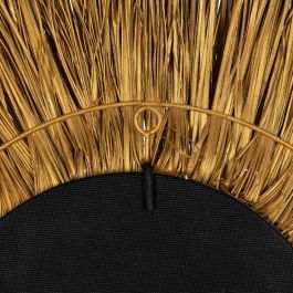 Espejo Fibra Natural Decoración 80 X 5 X 80 cm