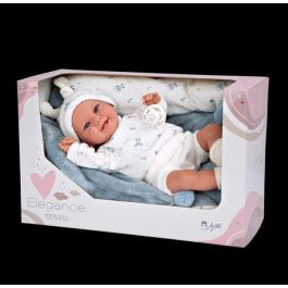Muñeca elegance 35 cm babyto azul c/manta (muñeco de peso) Muñeca elegance 35 cm babyto azul c/manta (muñeco de peso)