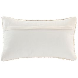 DKD Home Decor Cojín Tradicional Crudo 30 x 50 cm Algodón/Viscosa (2 Unidades)