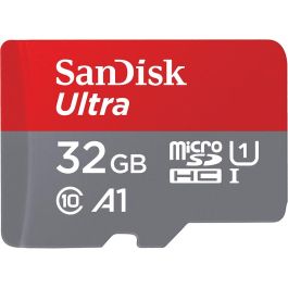 Sandisk Tarjeta Ultra microSDHC 32GB Clase 10 UHS-I A1 100 MB/s con Adaptador SD Gris/Rojo Precio: 22.88999955. SKU: B15LR89DXY