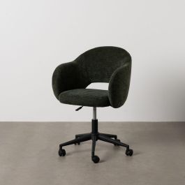 Silla de Oficina Negro Verde 56 x 56 x 85 cm