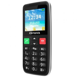 Teléfono Móvil Aiwa FPH-S200-2G para Personas Mayores/ Negro