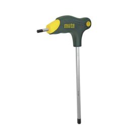 Mota Llave hexagonal en T con mango 6x150 mm Lx06, cromo vanadio, punta imantada, anti corrosión, mango bi material ergonómico