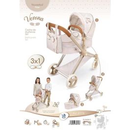 Decuevas Coche de Muñeca 3x1 Plegable Verona 79x65x38 cm para Muñecas hasta 50 cm