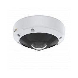 Axis M3077-PLVE Cámara IP Fisheye Panorámica 360º 6MP 1.56mm WDR IK10 IP66 para Videovigilancia con Audio Interior/Exterior