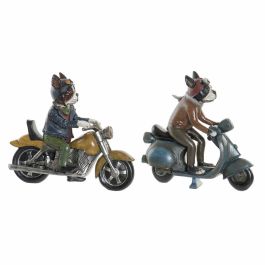 Figura Vintage DKD Home Decor Amarillo Azul 10 x 24 x 27 cm (2 Unidades) Precio: 66.89000032. SKU: S3026873