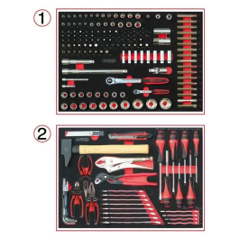 Ks Tools 714.0184 Juego de Herramientas con 2 Cajones para Carro - 184 Piezas Precio: 456.49999967. SKU: B16EBX2XYF