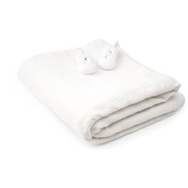 Calientacamas Eléctrico Doble Blewarm InnovaGoods 60+60 W 140 x 160 cm Blanco