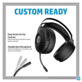 HP X1000 Auriculares Gaming Inalámbricos para Inmersión Total y Experiencia de Audio Amplificada