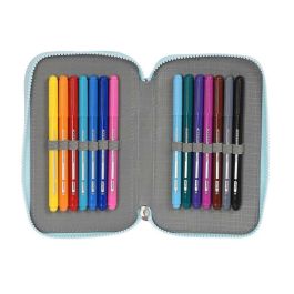 Plumier Doble Moos Garden Turquesa 12.5 x 19.5 x 4 cm (28 piezas) Plumier Doble Moos Garden Turquesa 12.5 x 19.5 x 4 cm (28 piezas)