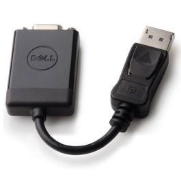 Dell Adaptador DisplayPort a VGA HD D-Sub (HD-15) 1 x DisplayPort 20 pin DisplayPort Negro Resolución 1920 x 1200