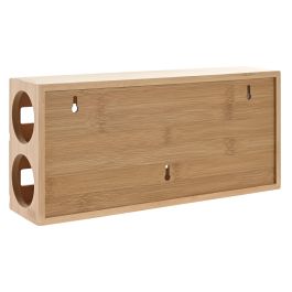 Portarrollos Basicos DKD Home Decor Natural 7 x 14.5 x 33.5 cm Portarrollos Basicos DKD Home Decor Natural 7 x 14.5 x 33.5 cm