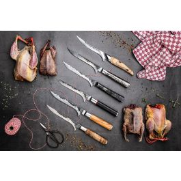 Cuchillo deshuesador - FORJADO - KATAI - Acero VG10 - Mango de madera de raíz - 15 cm de largo Precio: 119.9352. SKU: B167VWV7D2