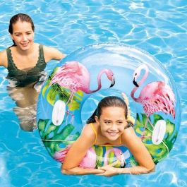 Intex Flotador Rueda Tropical 97 cm con Asas para Niños Mayores de 9 Años - Modelos Surtidos