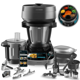 Cecotec Robot de Cocina Mambo CooKing Total Gourmet con Autodispensador de Alimentos, 45 Funciones, 4,5 L, 2200 W, Acero Inoxidable Precio: 729.50000002. SKU: B1CPFJPB73