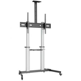 AISENS - SOPORTE DE SUELO PRO CON RUEDAS, BANDEJAS PARA DVD Y SOPORTE DE CAMARA PARA MONITOR/TV 100KG DE 60-100, NEGRO-PLATA Precio: 197.7900001. SKU: B1865X35JS