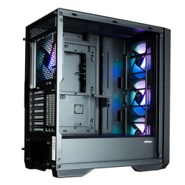 Zalman Z9 Iceberg MS Black Torre Midi Negra para PC con Panel Vidrio Templado y Soporte HDD 2.5/3.5"