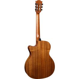 Lag HV10-N-ACE Guitarra Clásica Nylon Hyvibe H2 Auditorium A/E Cutaway Cedro Rojo Macizo