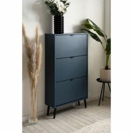 Zapatero VIGO 49A VIGO003857 Azul noche Patas de madera maciza - 70 x 24 x 125 cm