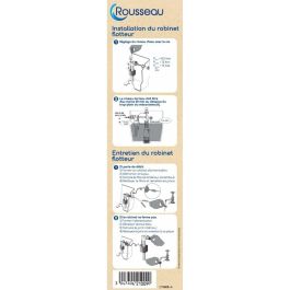 Rousseau AAAAX63332 Kit Cisterna Inodoro Extraíble – Certificado NF – Silencioso – Antisifonaje – Ajustable