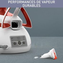 CALOR SV8110C0 POWER POWERS, 6.3 barras de presión, 120 g/min flujo de vapor, presionando 420 g/min, hecho en Francia, blanco/marrón