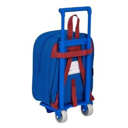 Mochila Escolar con Ruedas F.C. Barcelona M280 Granate Azul marino Mochila Escolar con Ruedas F.C. Barcelona M280 Granate Azul marino