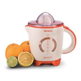 Ariete 408/00 Exprimidor Eléctrico de 1.2 Litros y 40W con Doble Giro y Filtro para Pulpa, Blanco/Naranja