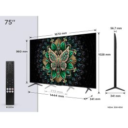 Smart TV TCL 75C6K 75" 4K Ultra HD HDR QLED QD Mini LED