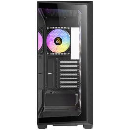ANTEC C3 Midi Tower Negro con Soporte para Ventiladores de 120mm y 140mm Compatible con Discos de 2.5" y 3.5"