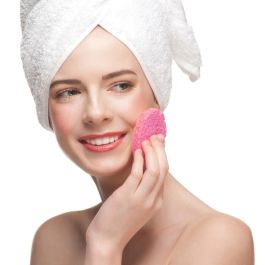 Cosmetic Club Juego de 2 Esponjas Desmaquillantes Reutilizables y Lavables Colores Surtidos para Todo Tipo de Piel