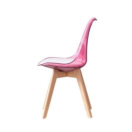 Silla Urban DKD Home Decor Rosa Blanco 47 x 81 x 54 cm (4 Unidades)