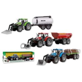 Tractor con remolque 52x9x7,5cm - modelos surtidos