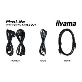 iiyama TE10518UWI-B1AG Pizarra Digital PROLITE 108" 5K Ultra HD Táctil LED Wifi Android 24/7 Negro